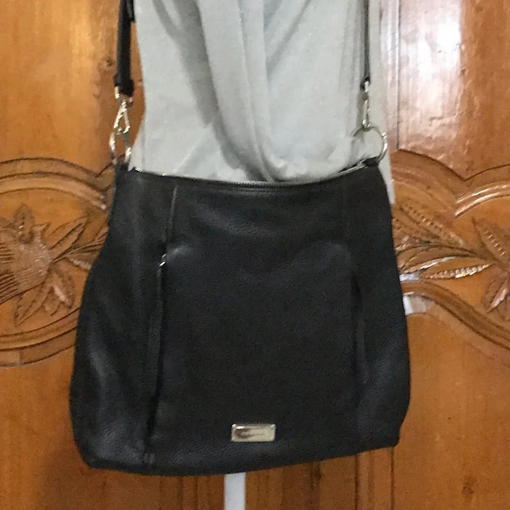 Michael Kors Black Leather Tote Bag